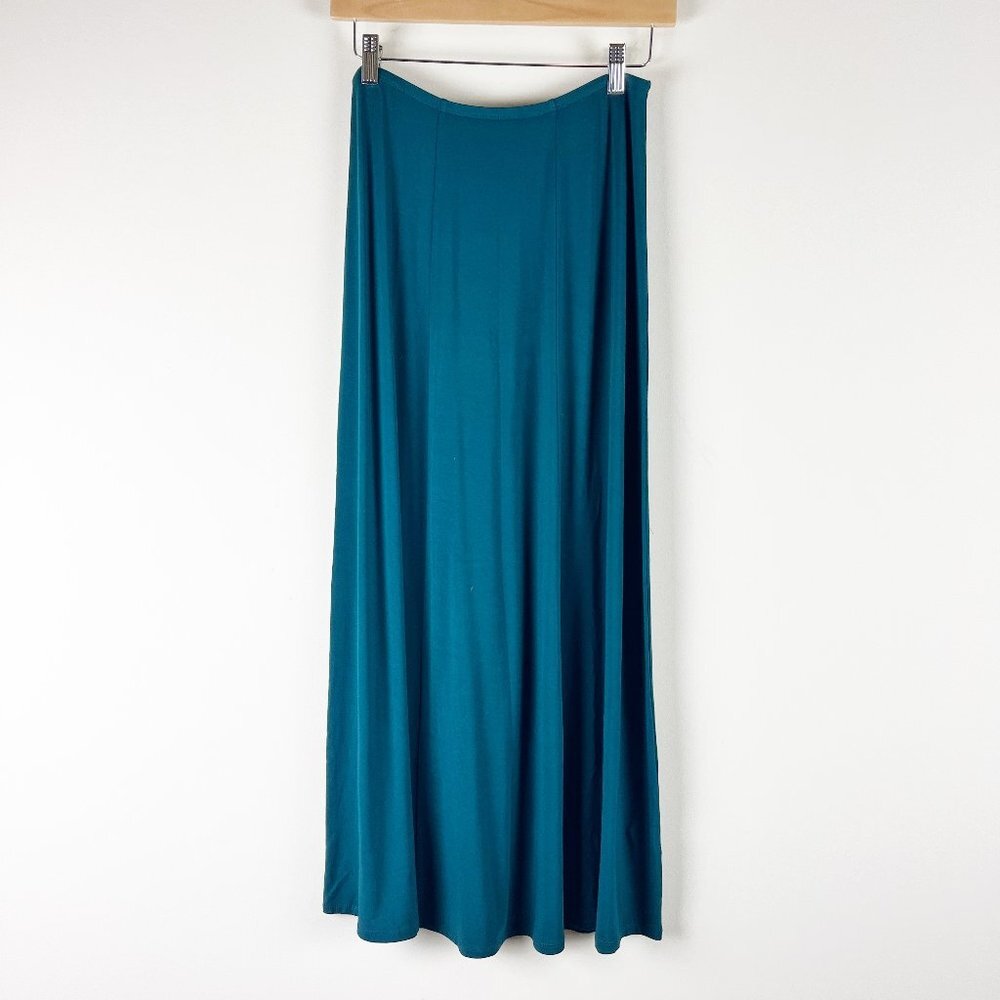 2/$30 Soft Surroundings Emerald Green Maxi Skirt PXS